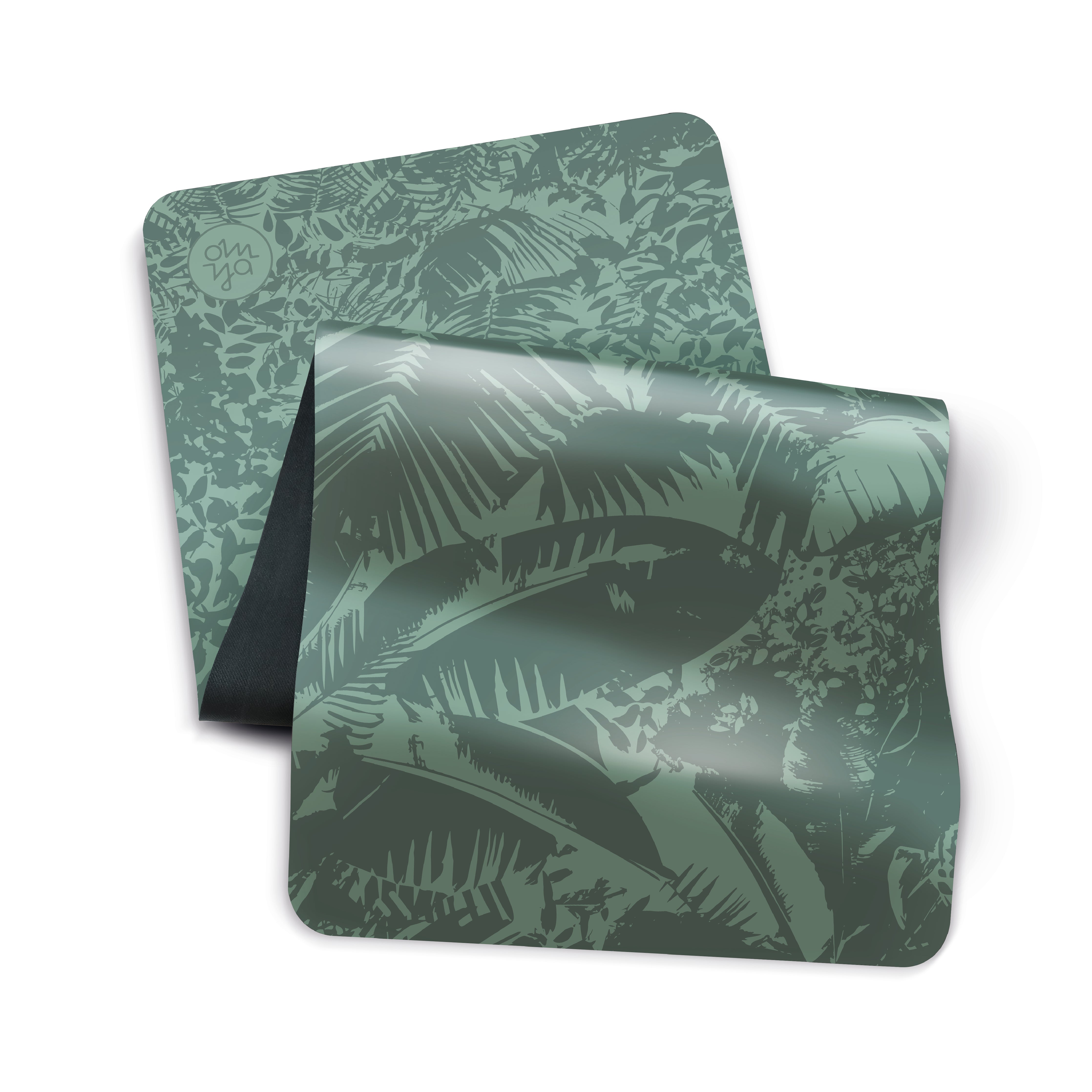 Advanced Grip Yogamatte - Green Botanic