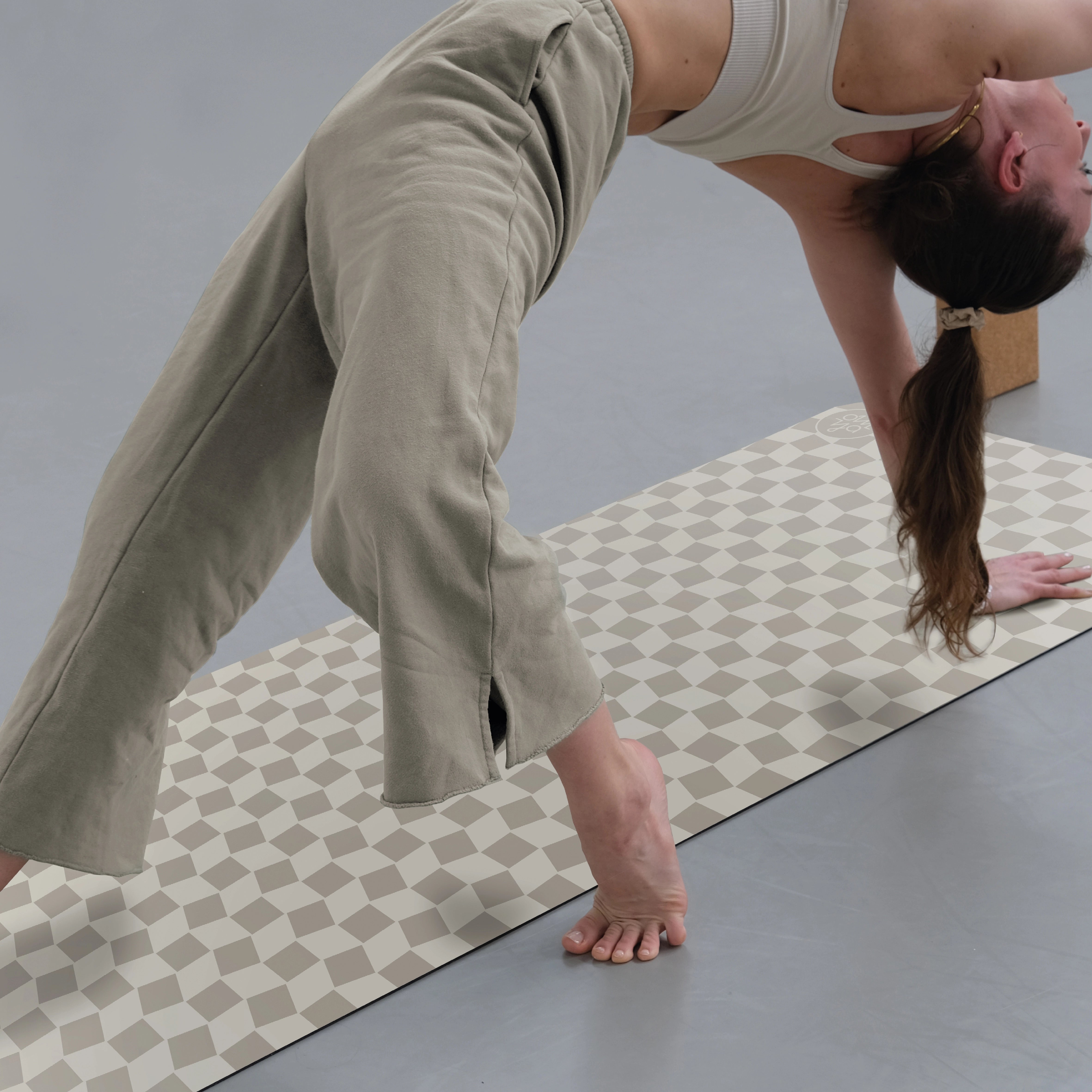 Tapis de yoga Advanced Grip - Vanilla Plaid