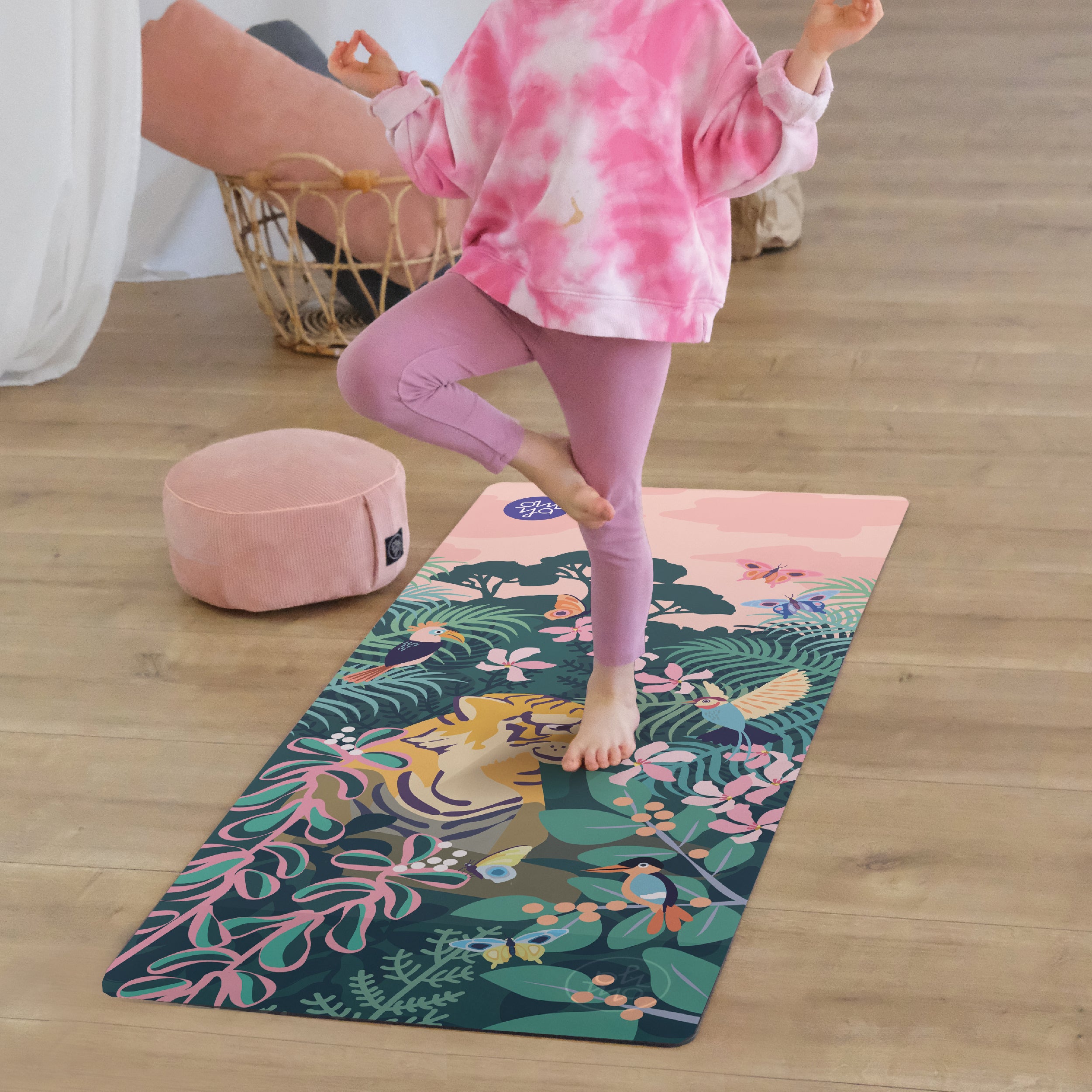 Kinder Yogamatte - Curious Tiger