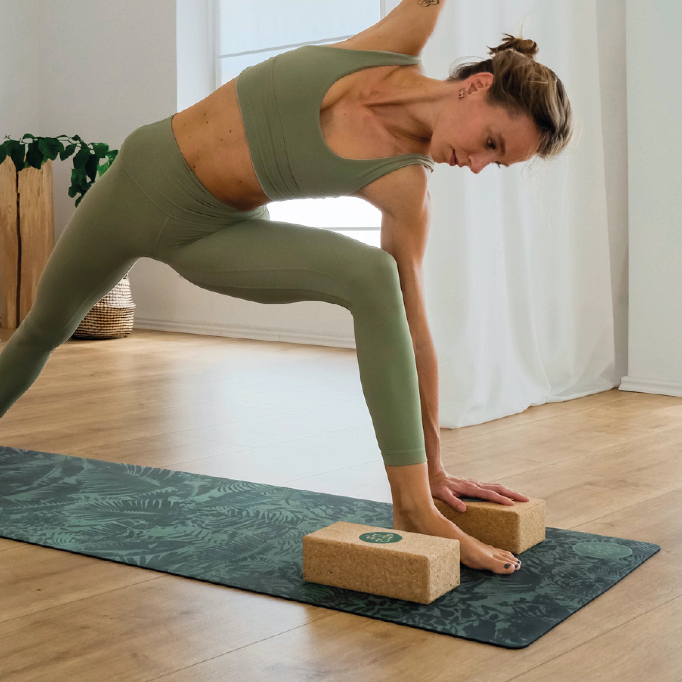 Bloc de liège Yoga - Sage