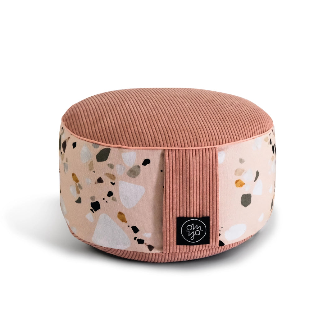 Design Yogakissen - Rose Terrazzo