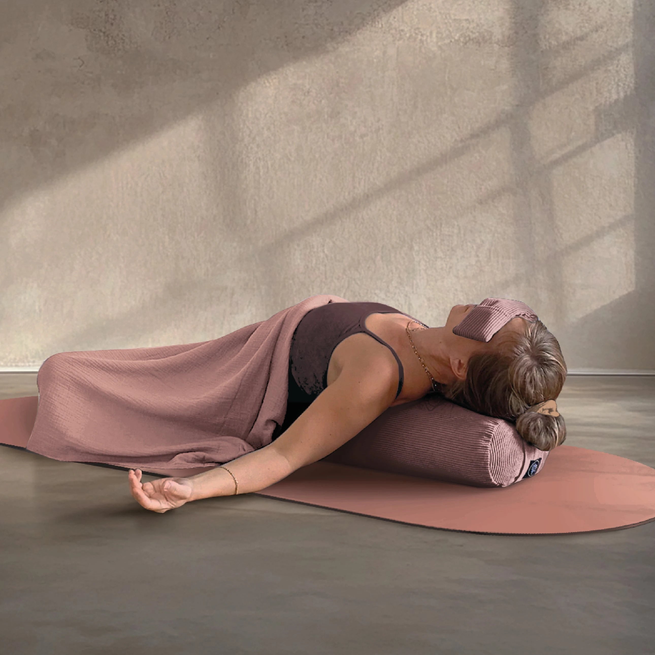 Coussin pour les yeux - Blush Cord