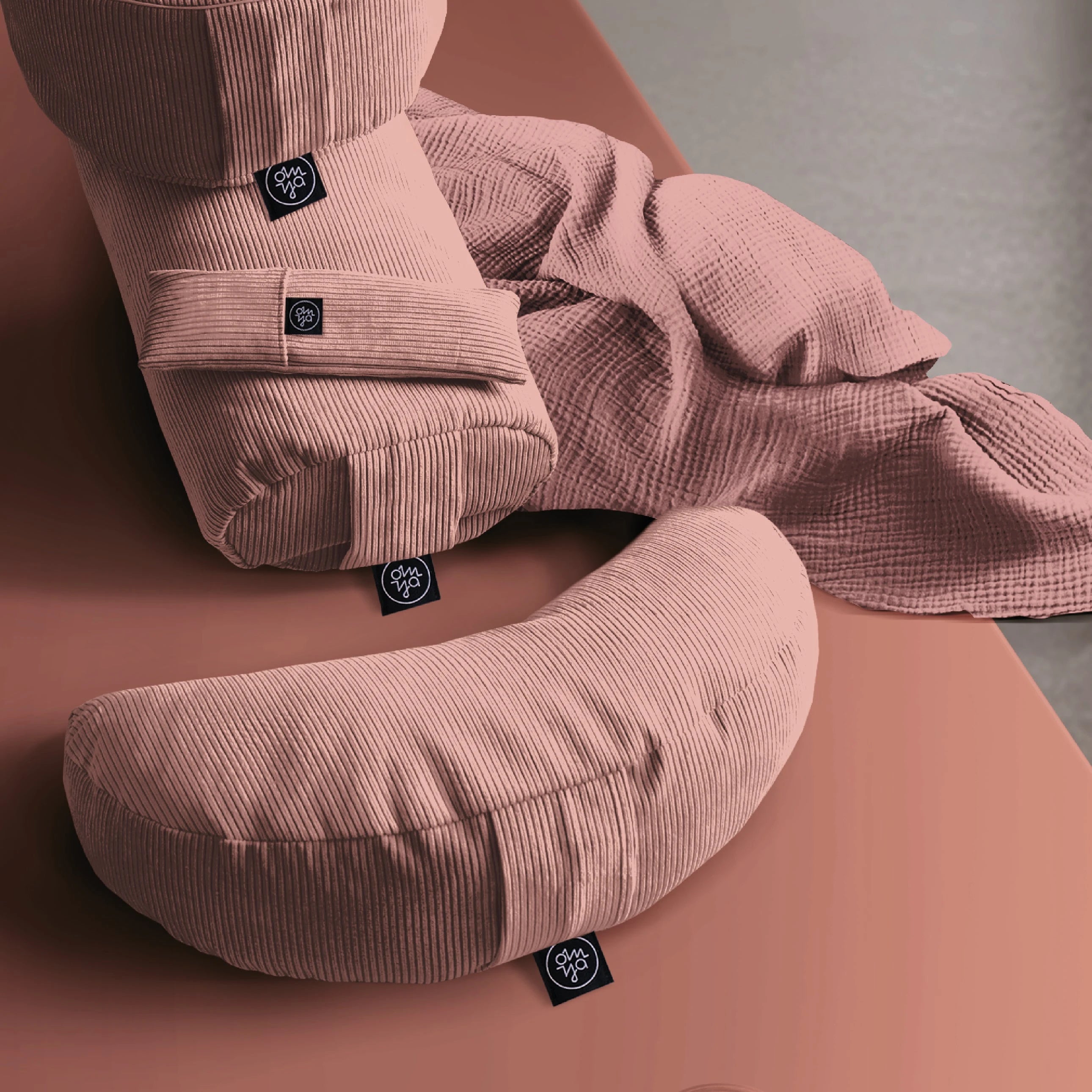 Shavasana Blanket - Blush Muslin