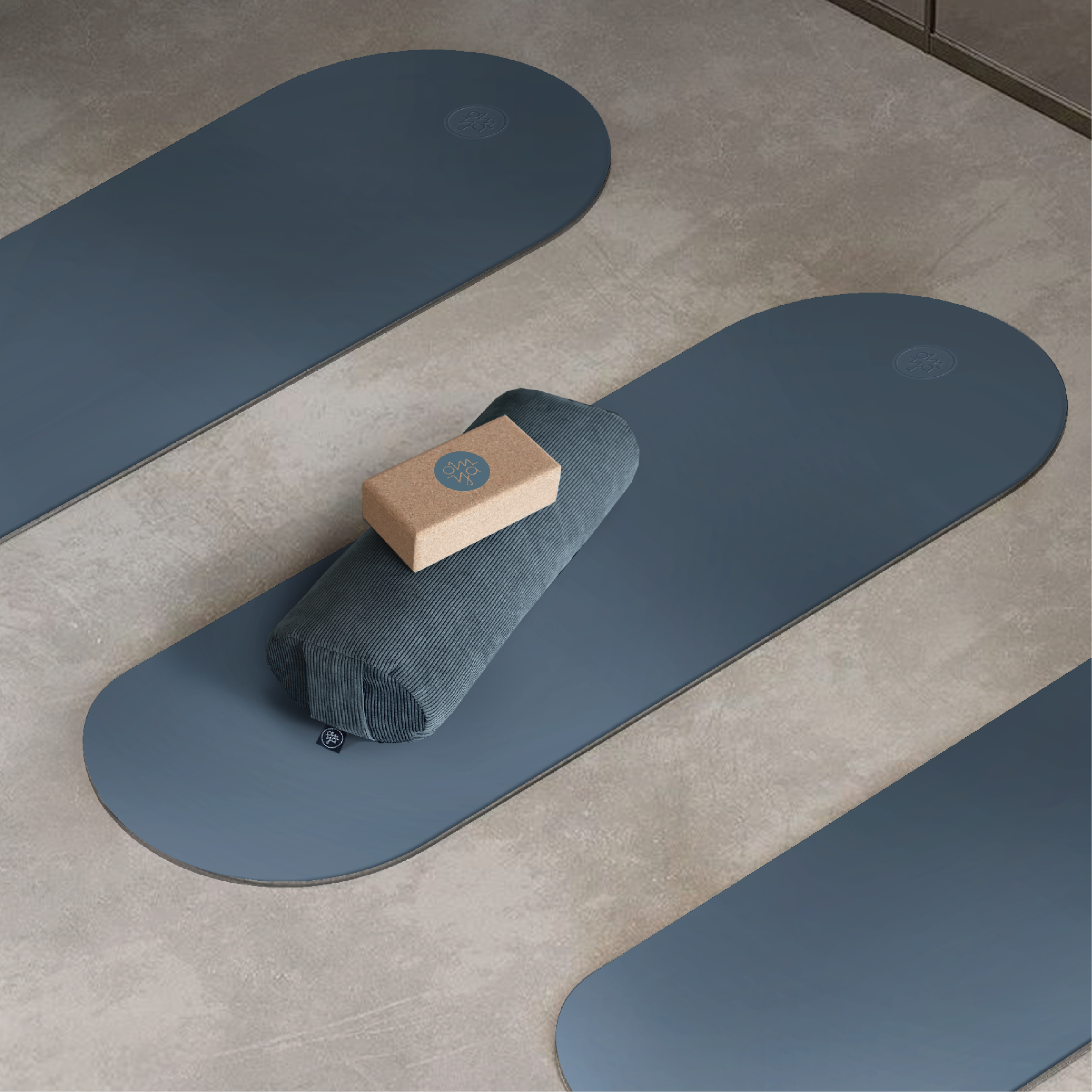 Oval Advanced Grip Yogamatte - Lagoon