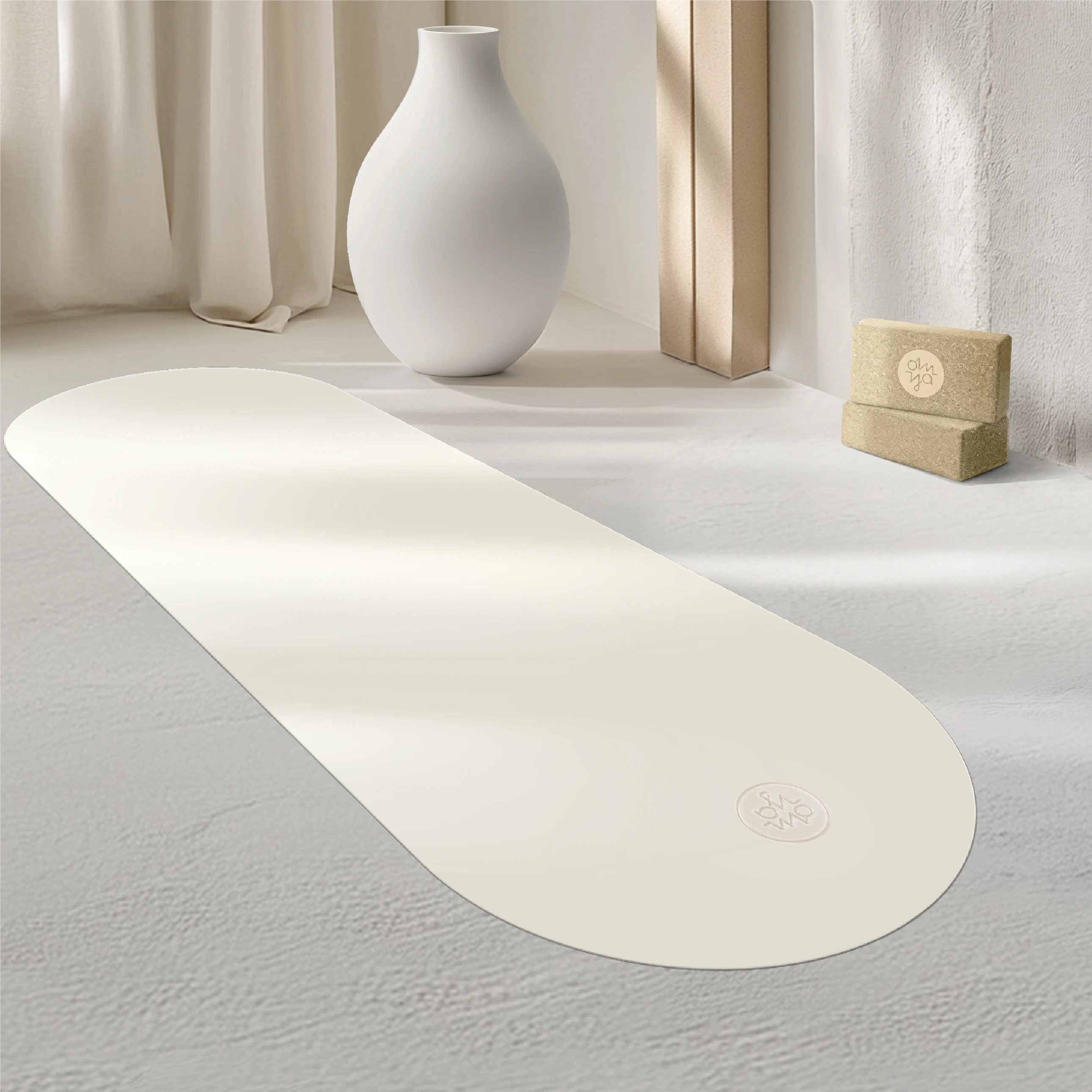 Tapis de yoga Oval Advanced Grip - Pearl