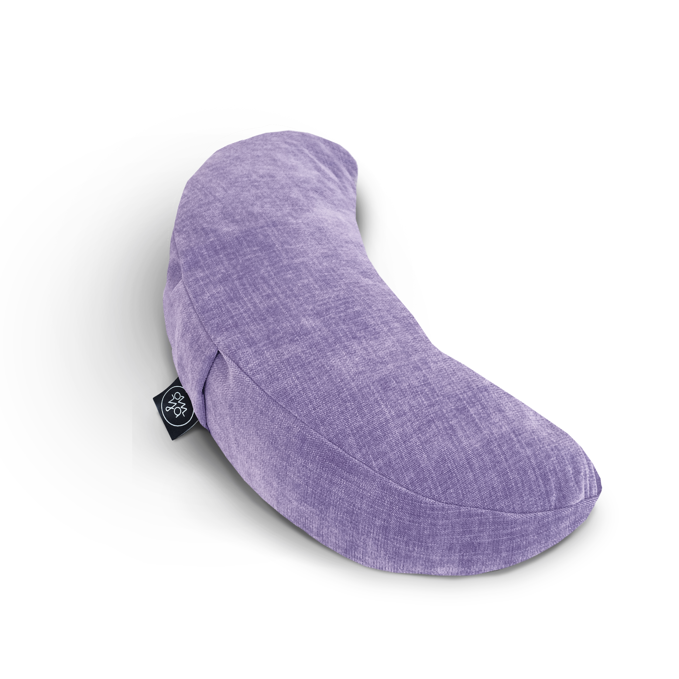Design Yoga Halbmond Kissen - Cabana Soft Lavender