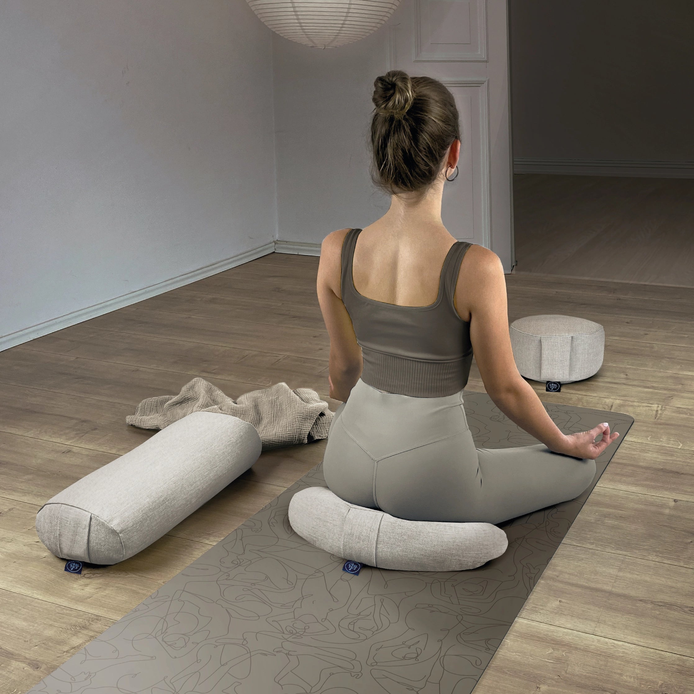 Design yoga cushion - Cabana No 1 