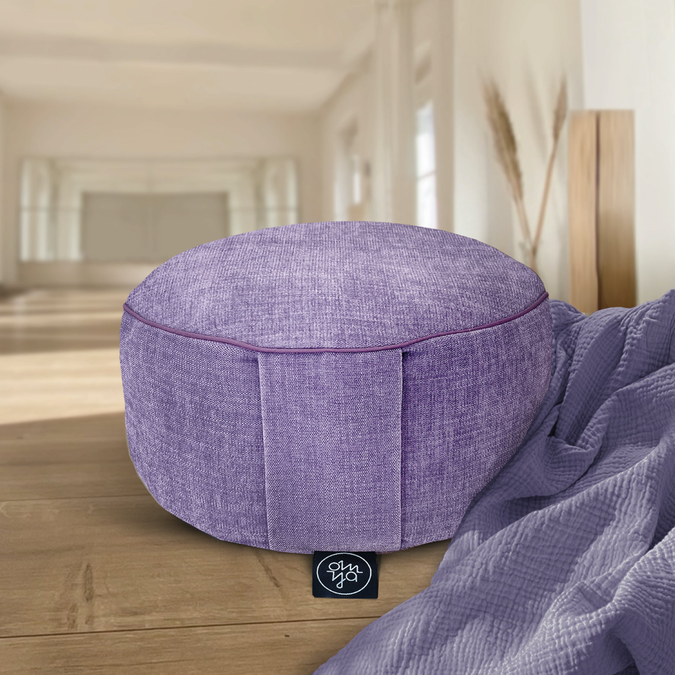 Design yoga cushion - Cabana Soft Lavender