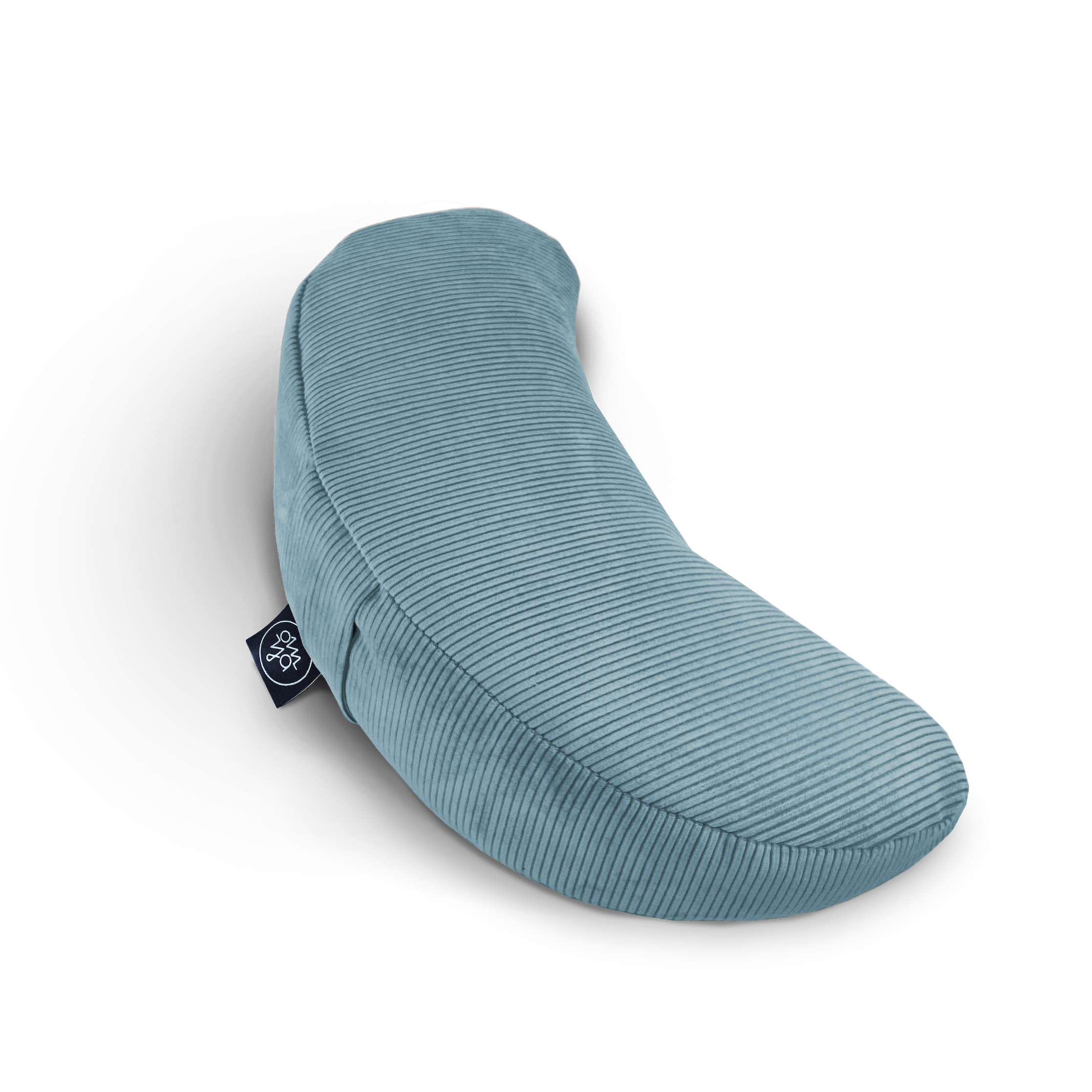 Design Yoga Half Moon Cushion - Lagoon Cord