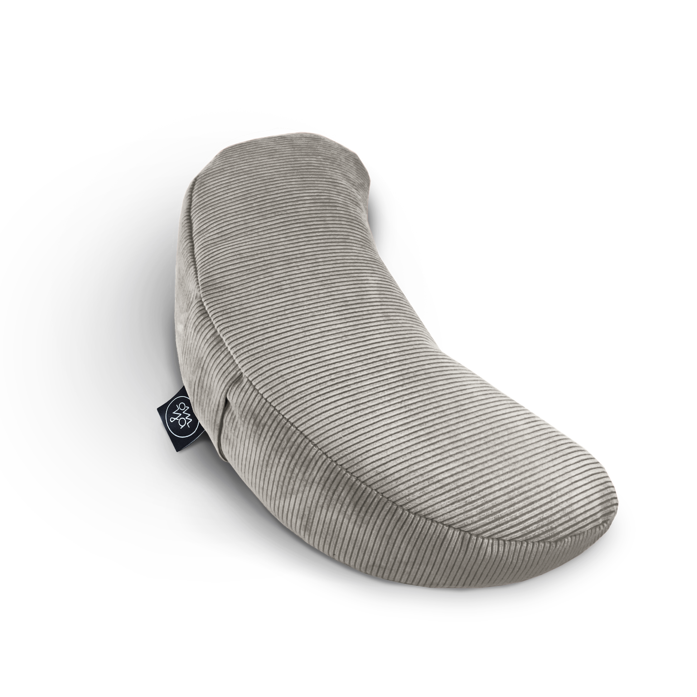 Design Yoga Half Moon Cushion - Pale Cord