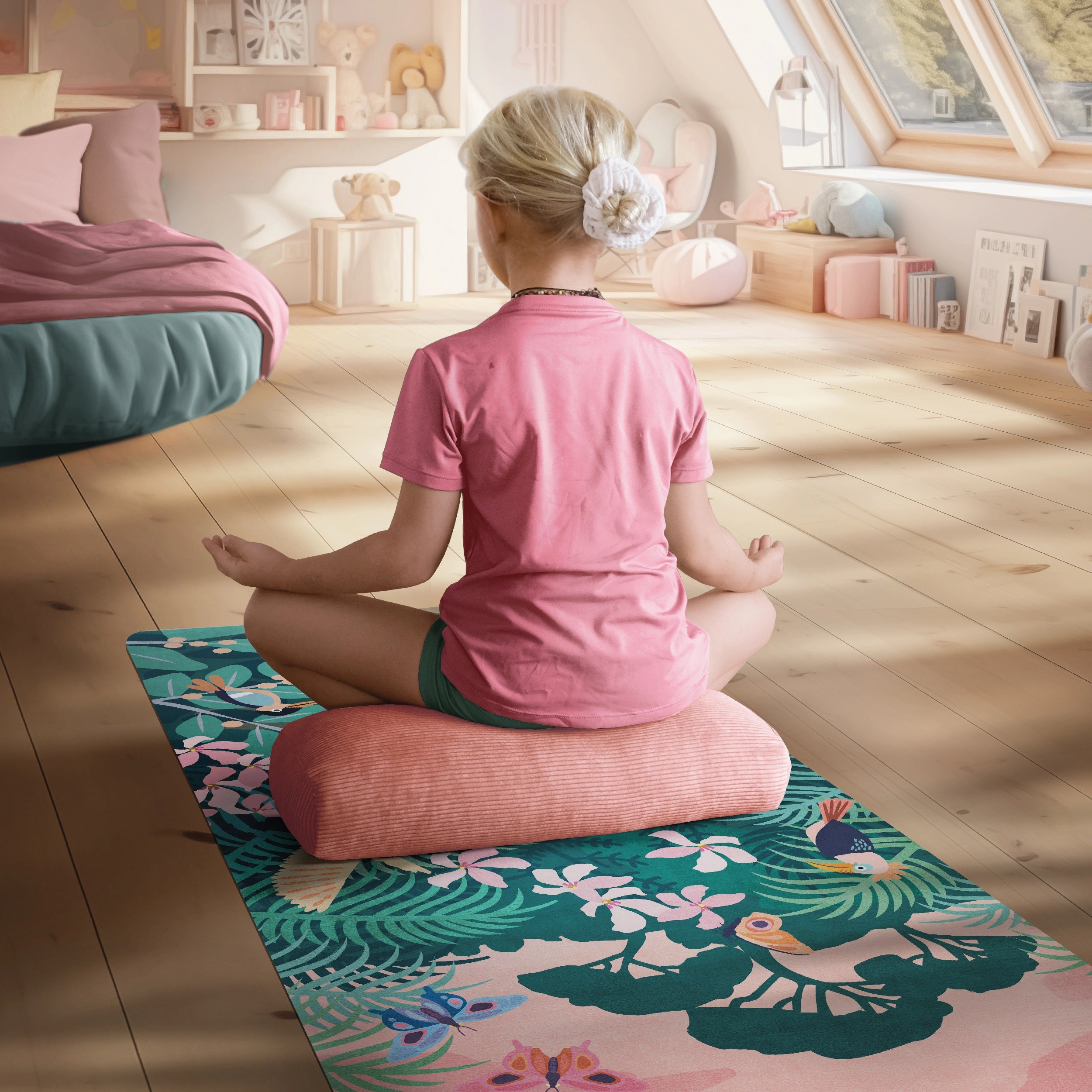 Kinder Yogabolster -Blush Kord