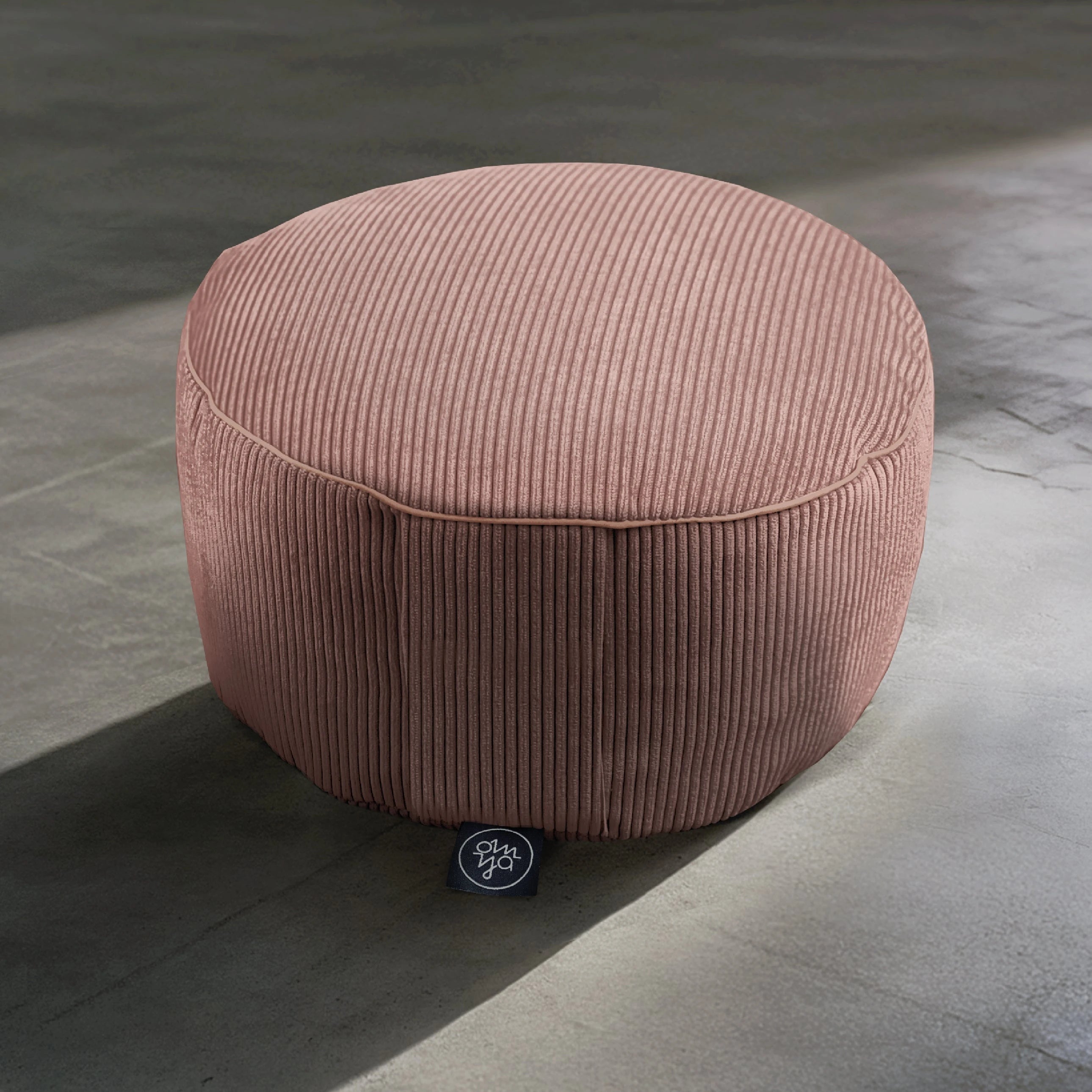 Design yoga cushion - Blush Cord 